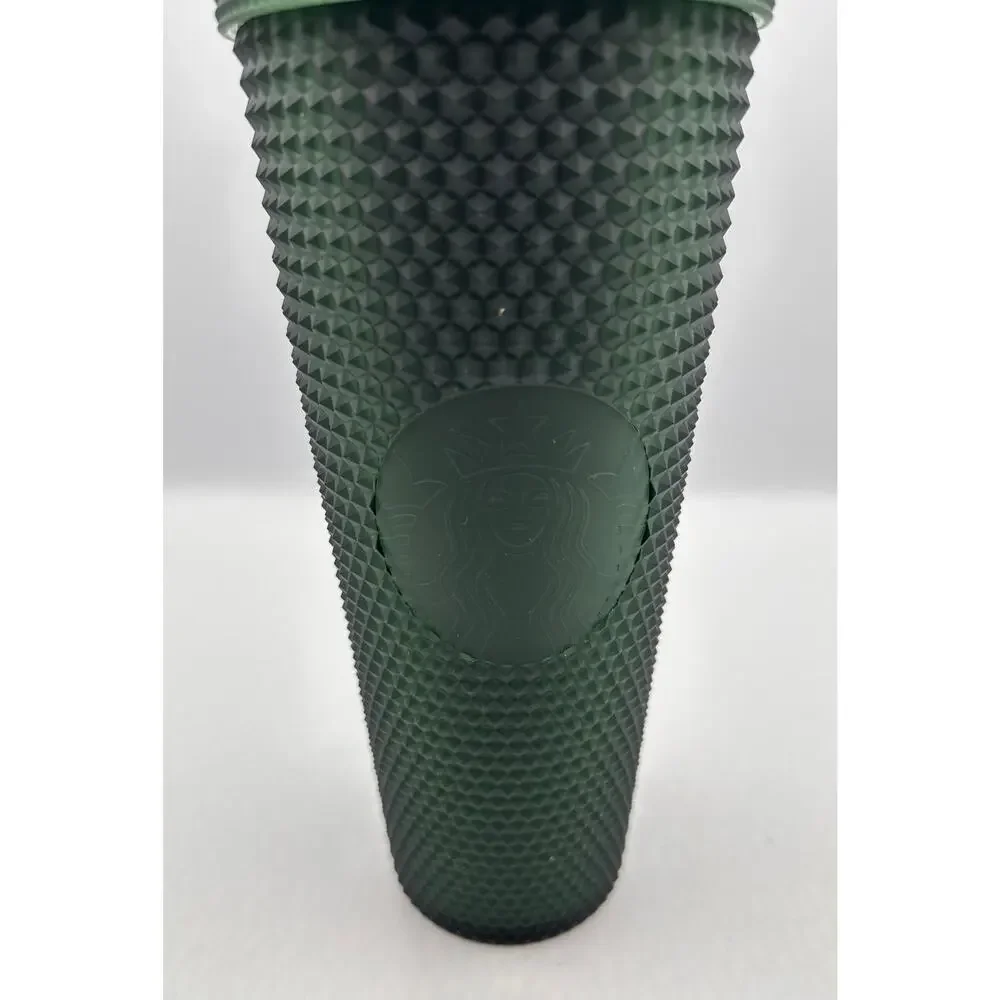 Starbucks Plastic 2021 Mermaid Siren Green Matte Studded Venti Tumbler, 24 oz